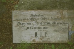 Totenbrett aus Eslarn (Detail)